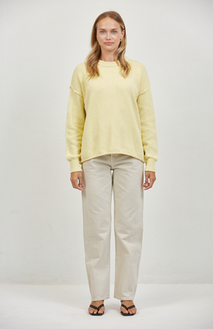 Eden Yellow Sweater Top
