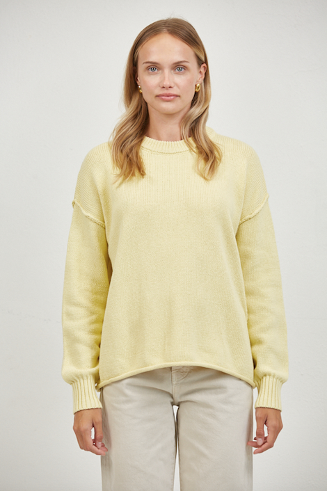 Eden Yellow Sweater Top