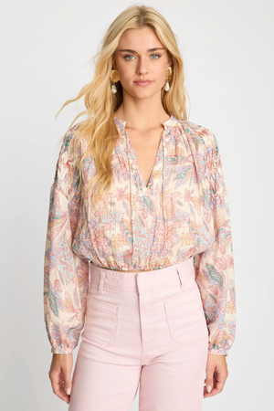 Caballero Dolly Top in Paisley Floral