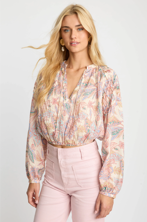 Caballero Dolly Top in Paisley Floral