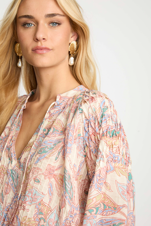 Caballero Dolly Top in Paisley Floral