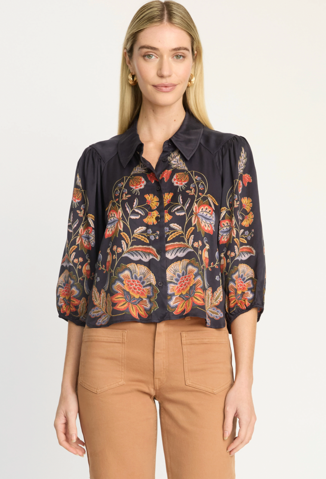 Cabellero Juliette Top in Bush Paradise