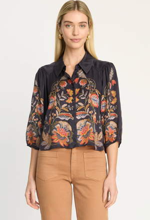 Cabellero Juliette Top in Bush Paradise