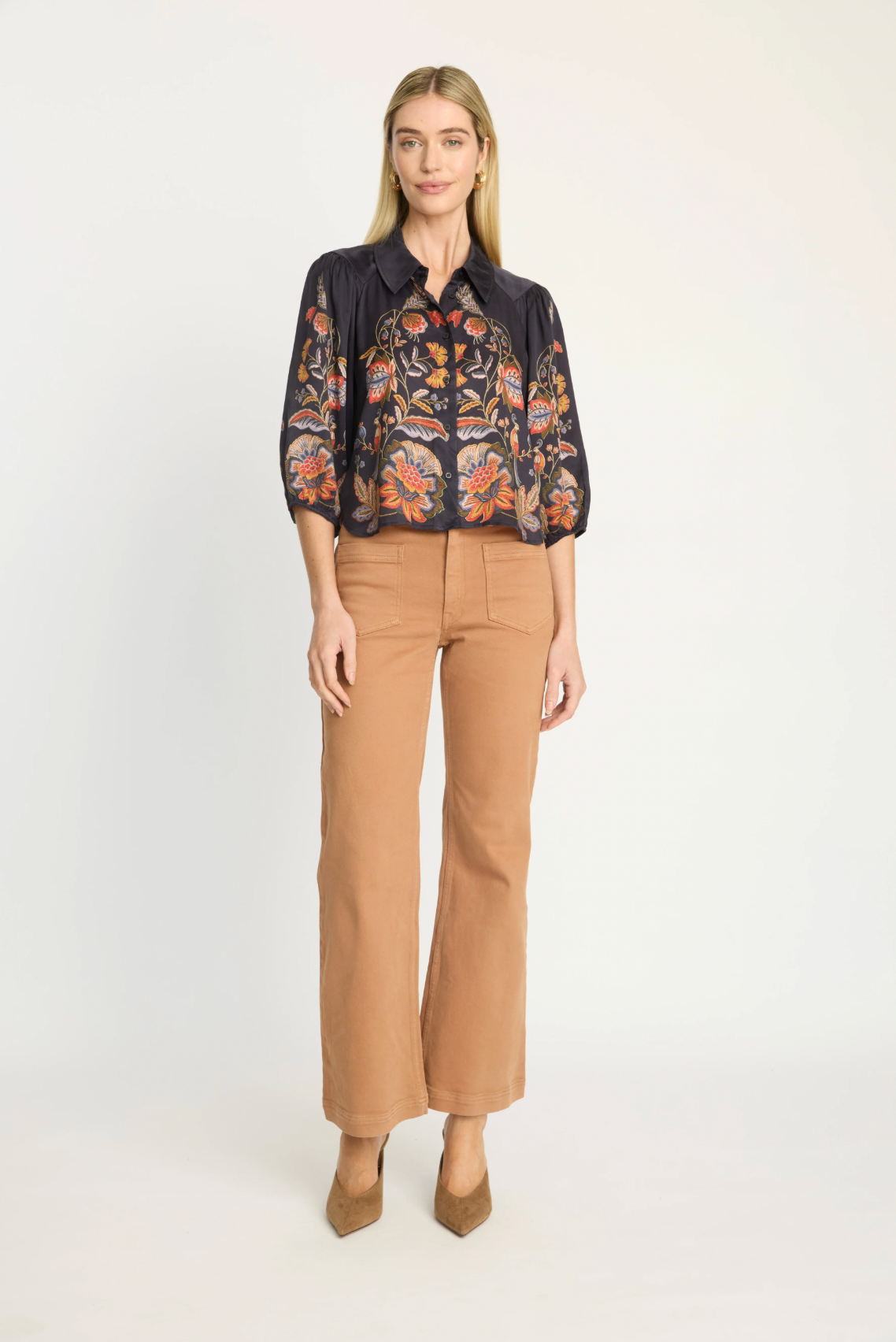 Cabellero Juliette Top in Bush Paradise
