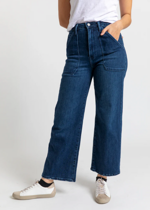 High Rise Cargo Pocket Wide Leg