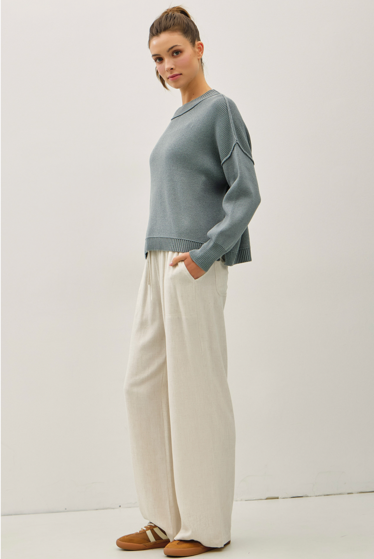 June Ribbed Knit Sweater