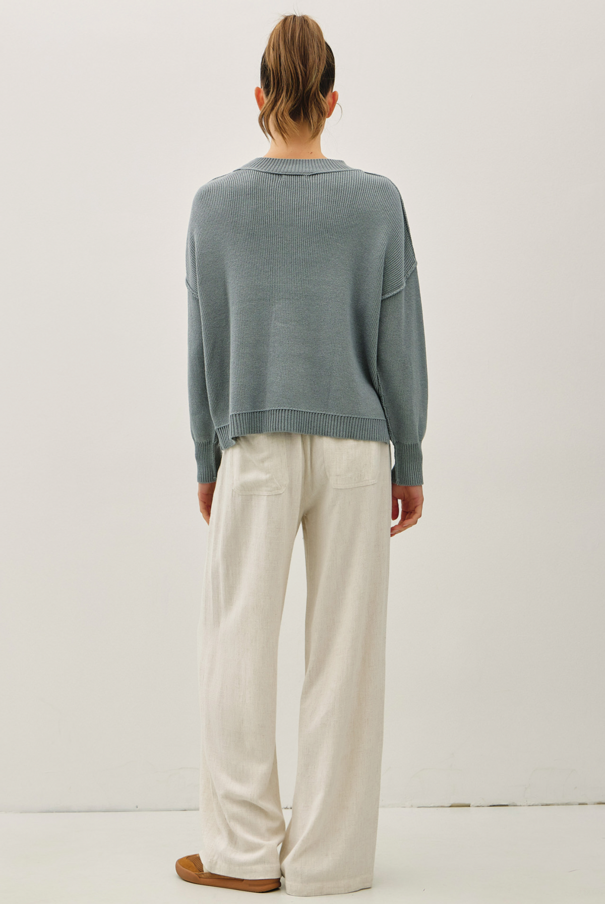 June Ribbed Knit Sweater