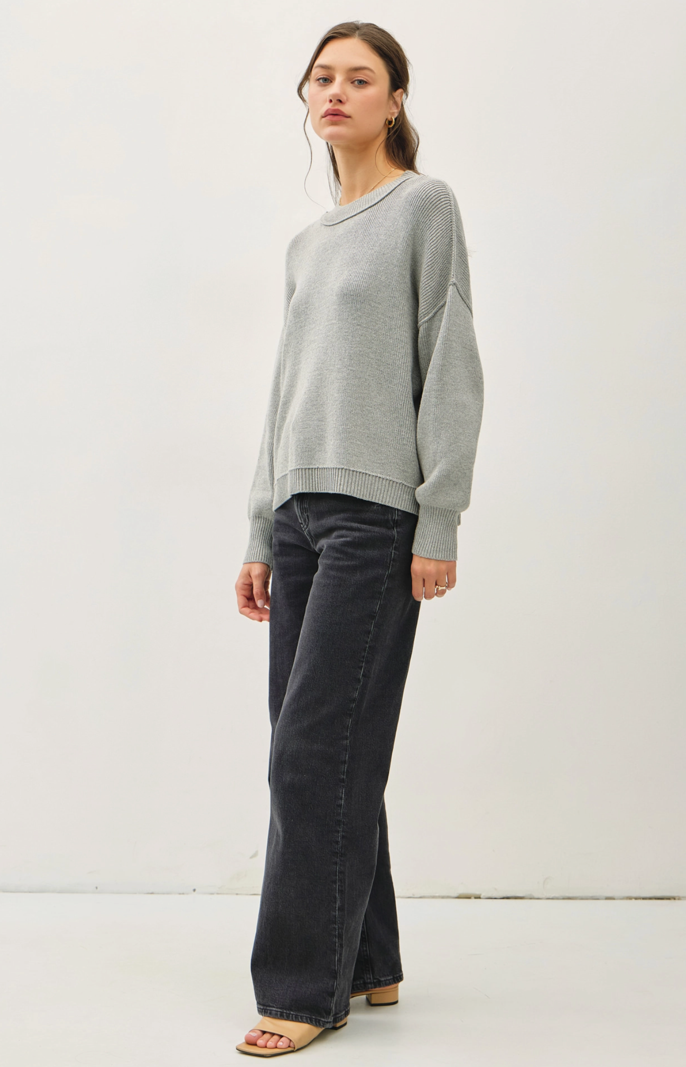 June Ribbed Knit Sweater