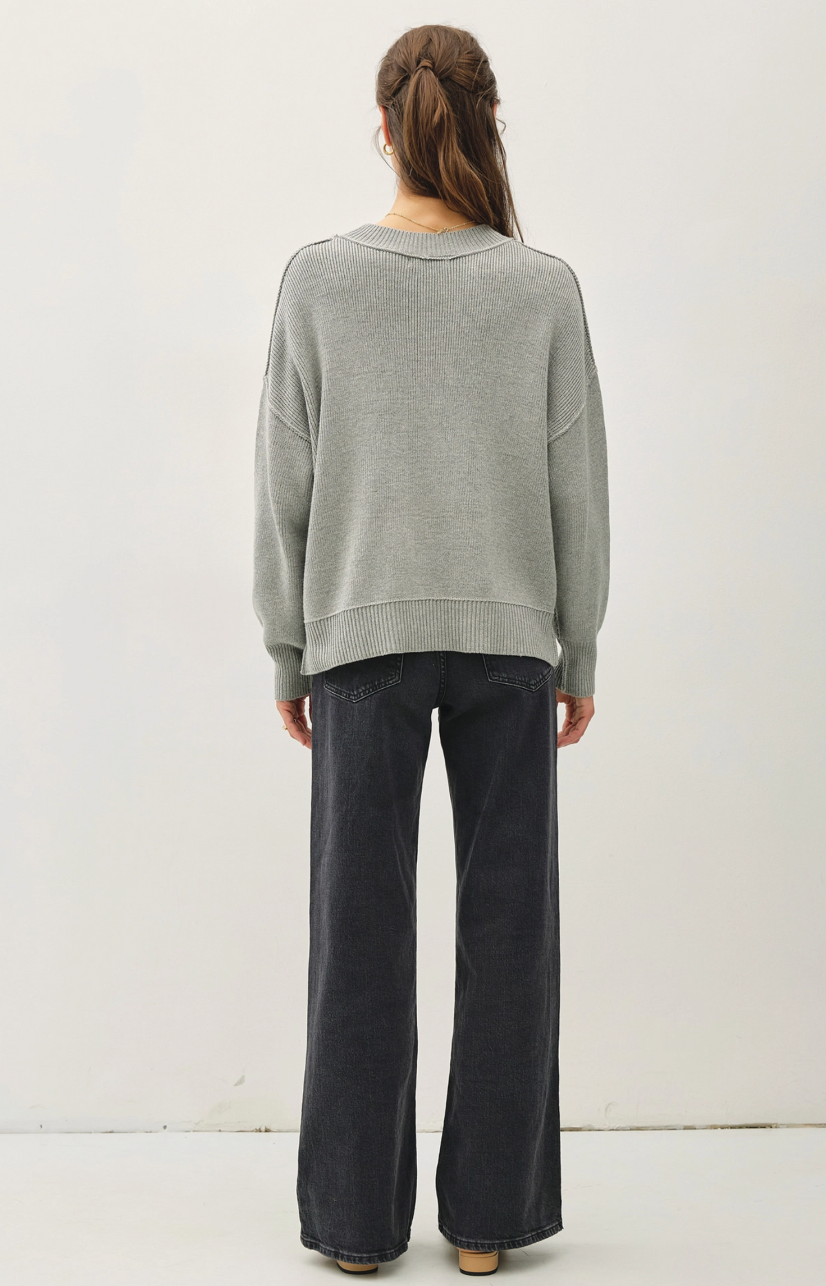 June Ribbed Knit Sweater