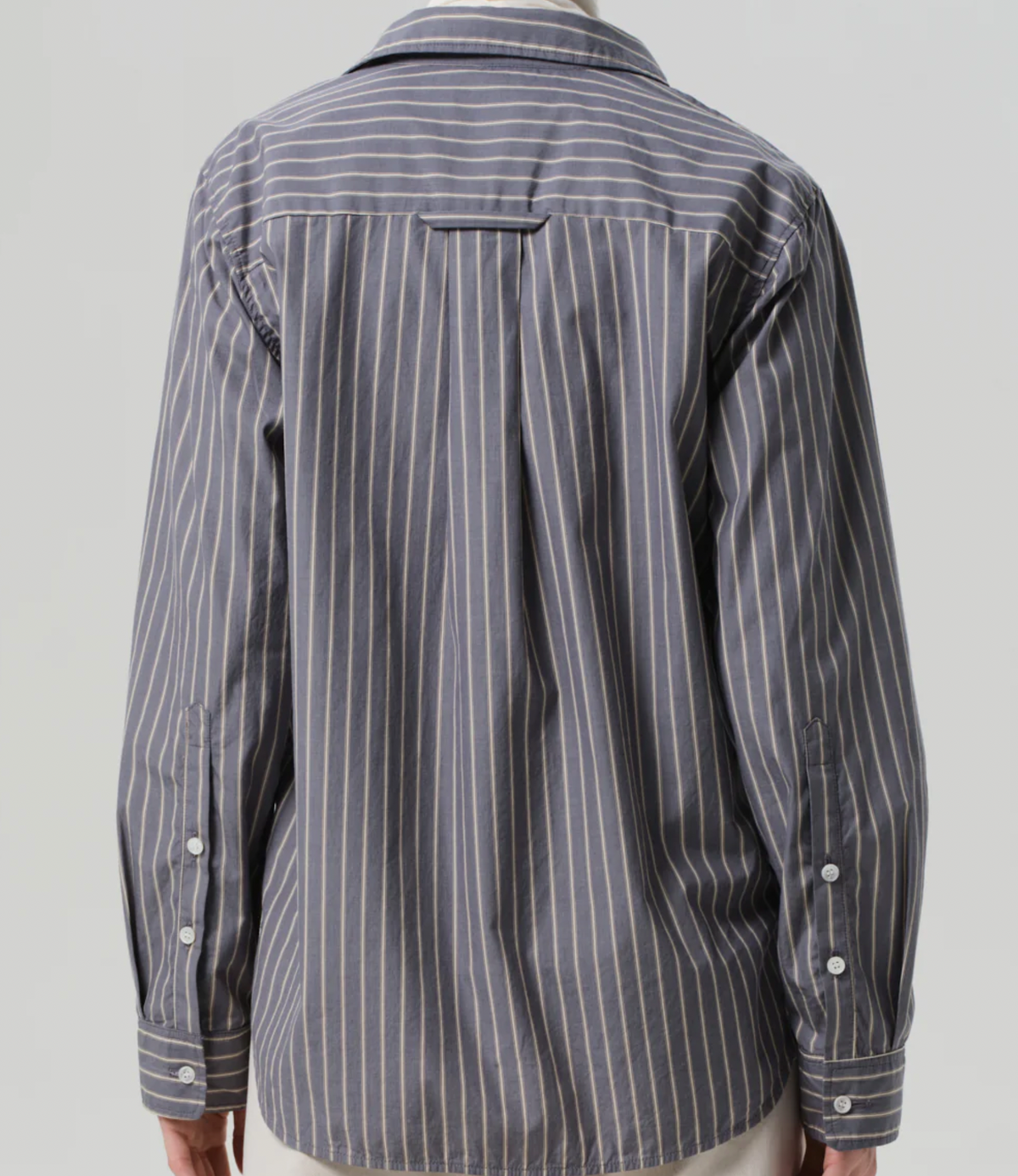 Citizens of Humanity Avni Slim Shirt in Cleo Stripe