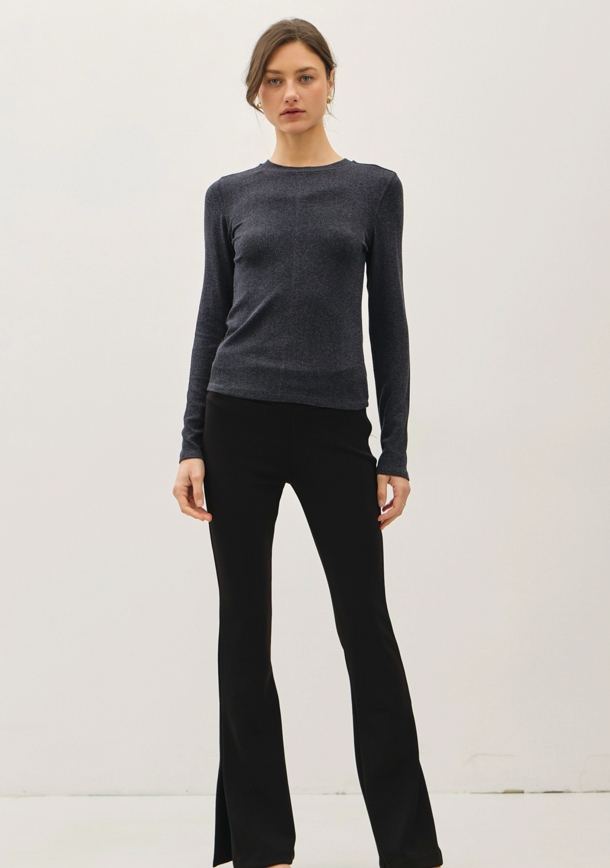 Gina Ribbed Long Sleeve