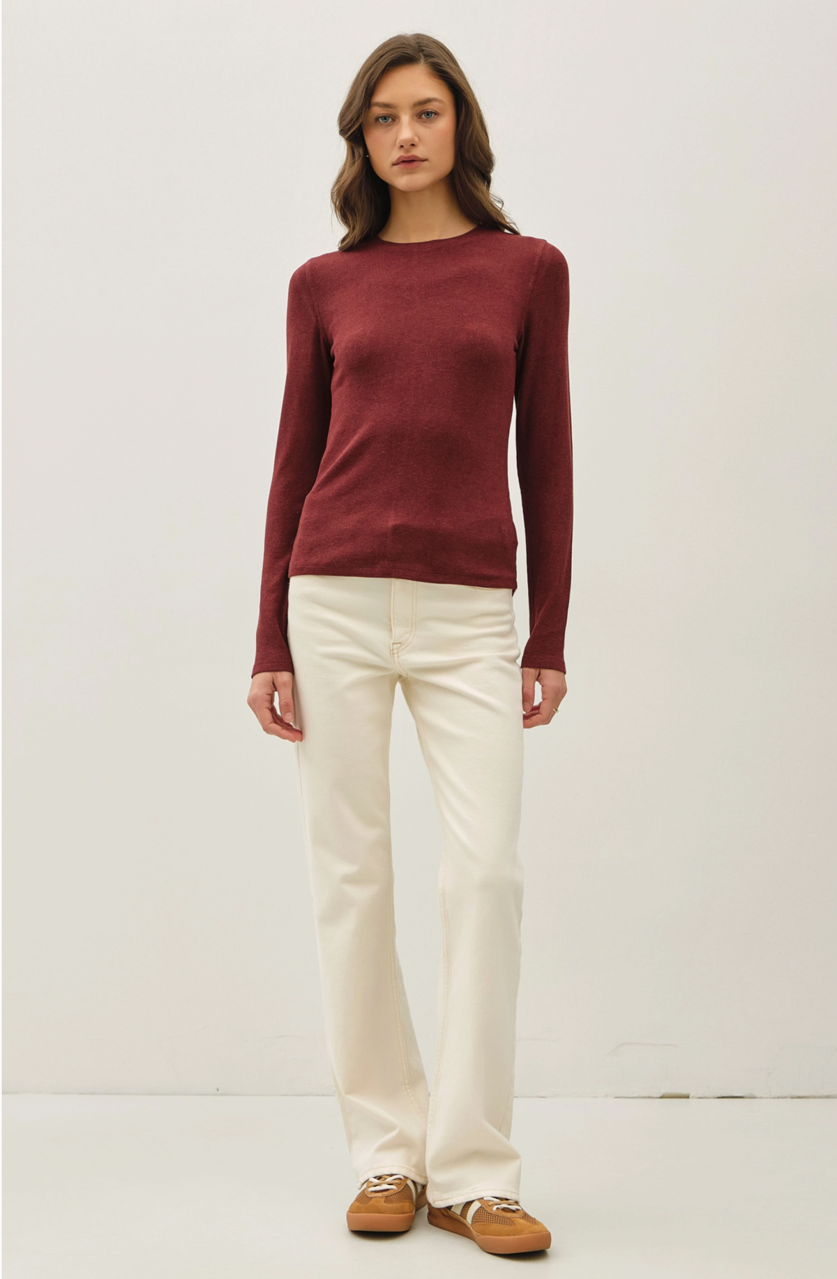 Gina Ribbed Long Sleeve