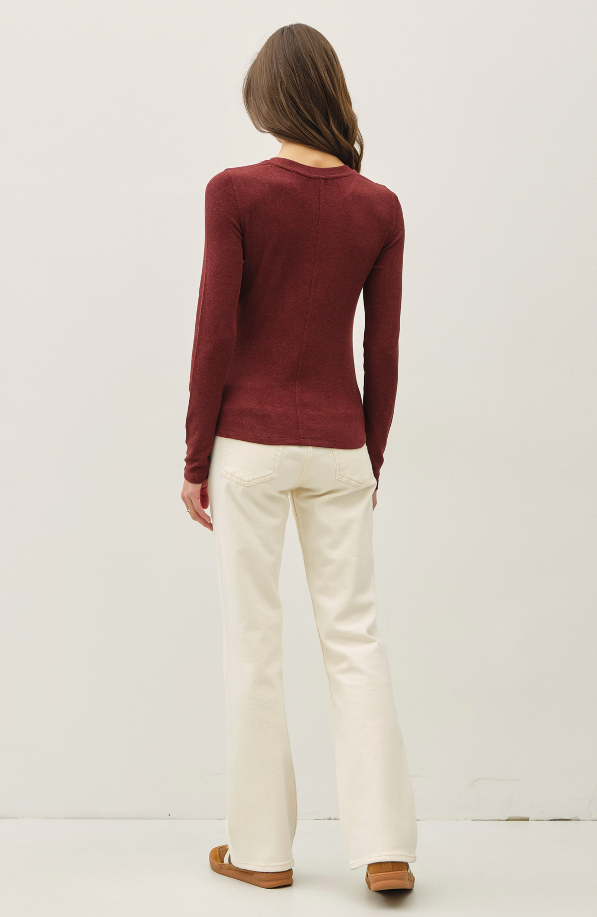 Gina Ribbed Long Sleeve