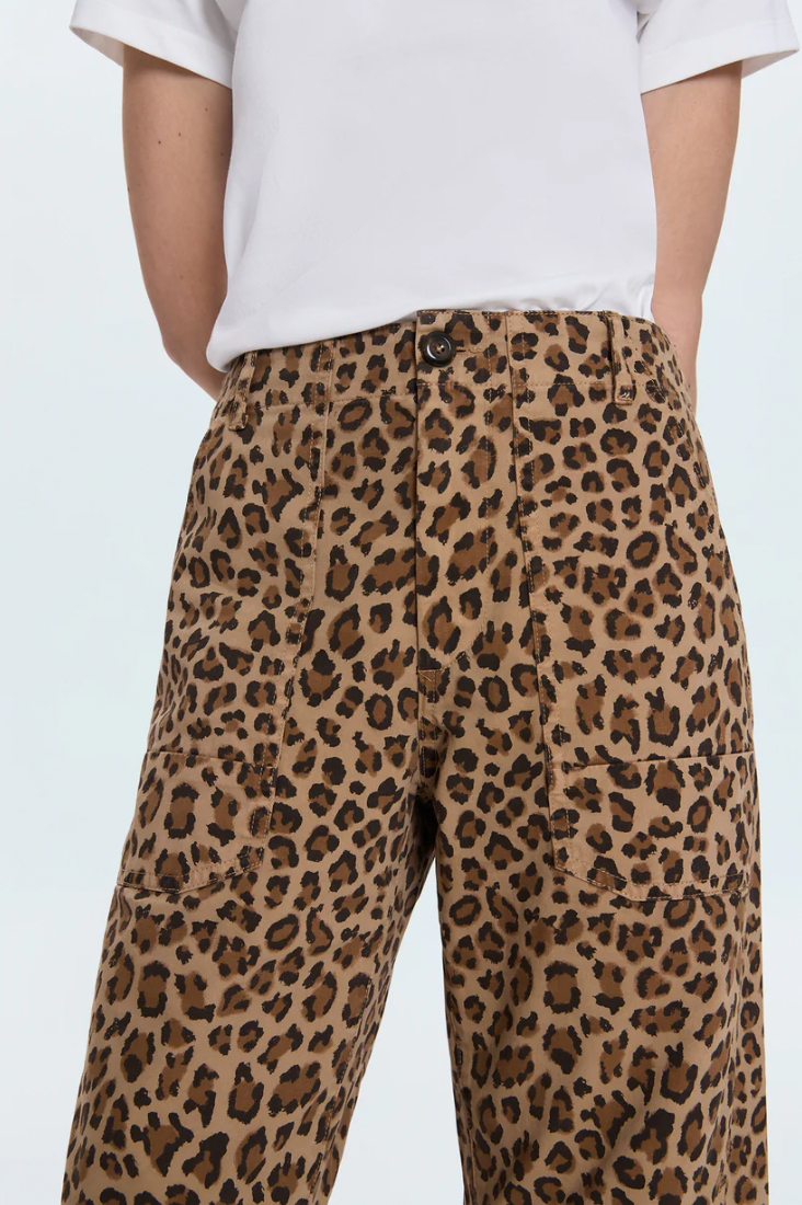 Pistola Tori Leopard Barrel Pants