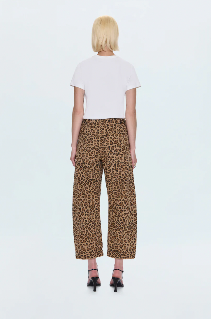 Pistola Tori Leopard Barrel Pants