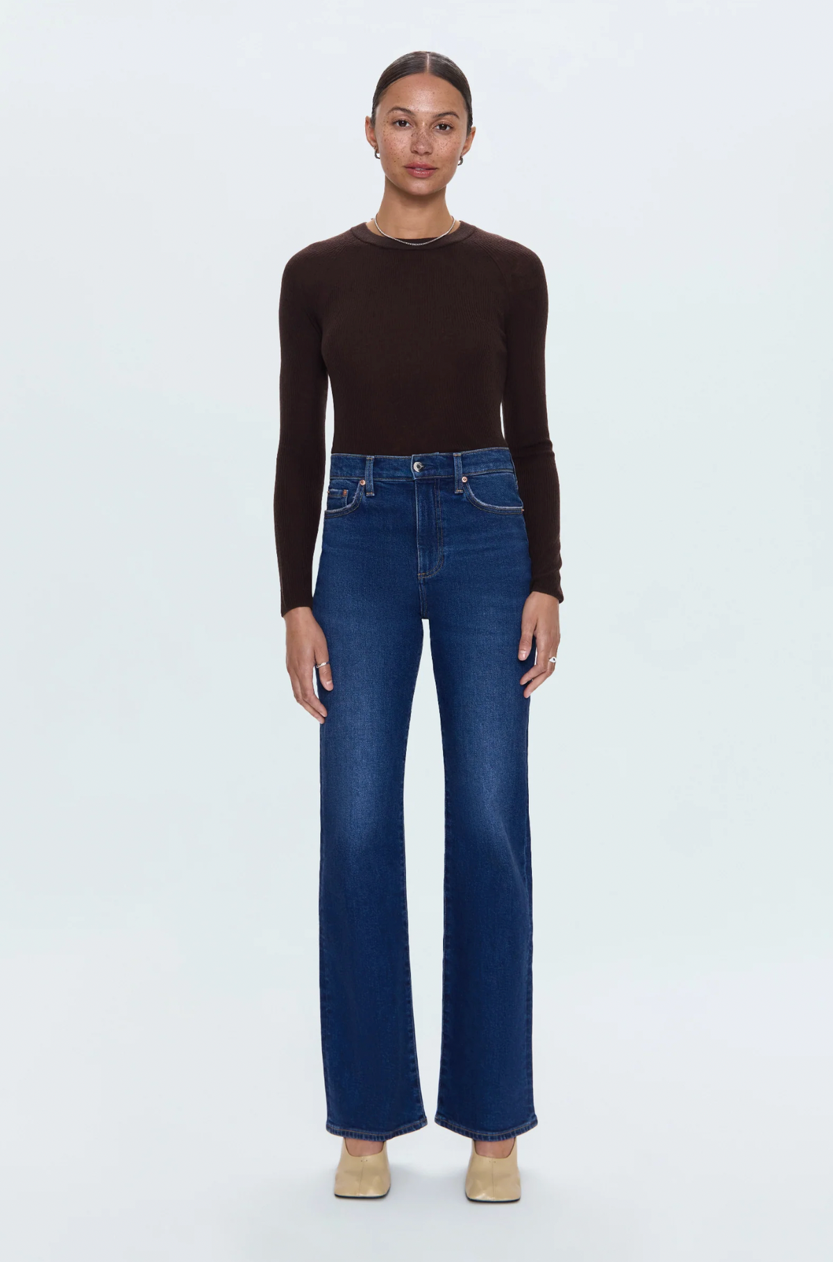 Pistola Evie High Rise Slim Boot in Penthouse