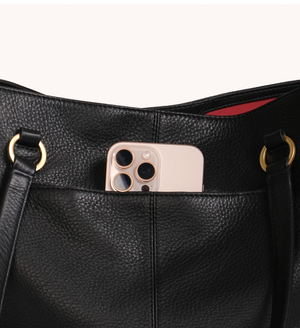 Hammitt Anderson Revival in Black with Brushed Gold