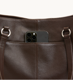 Hammitt Anderson Revival in Espresso with Silver