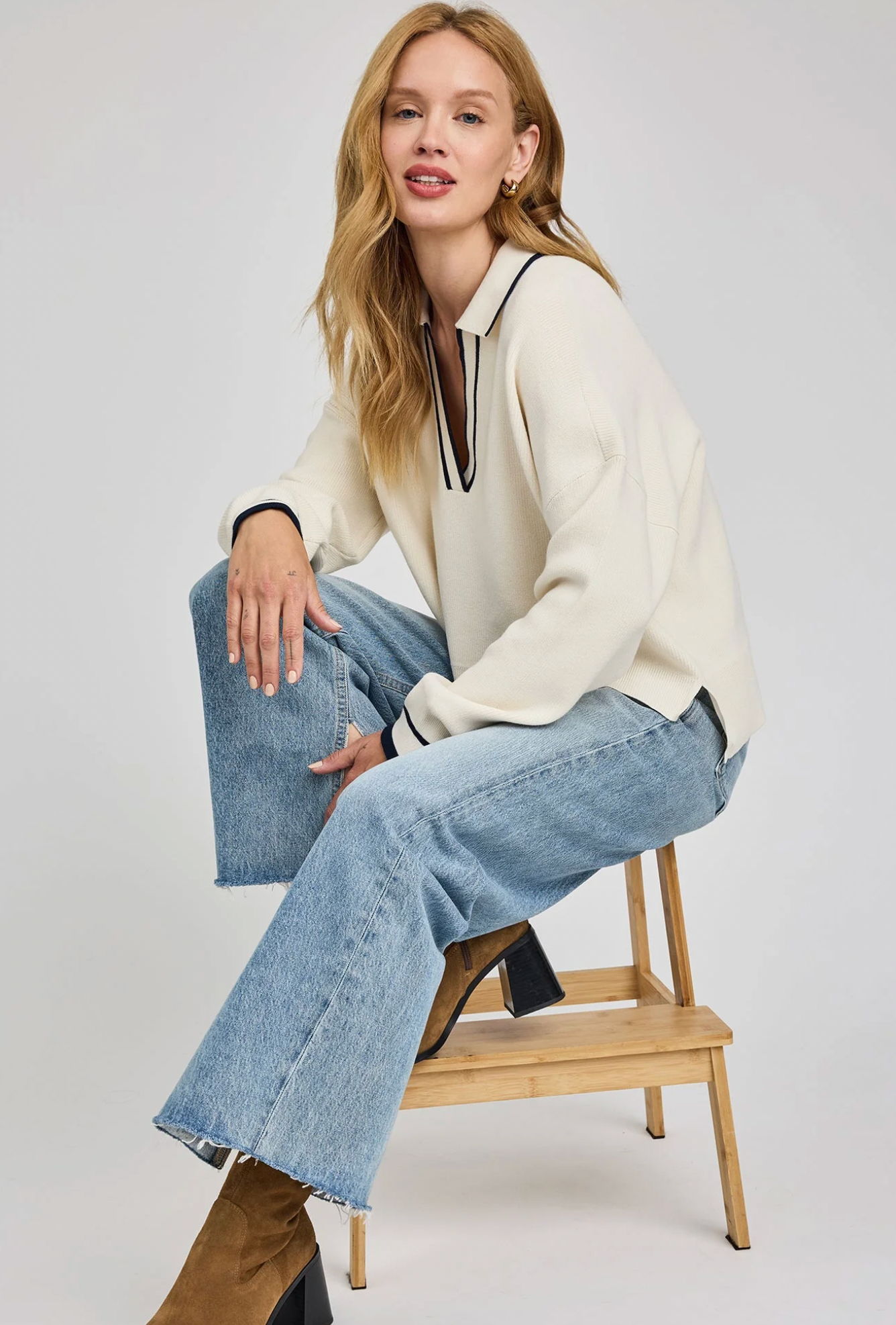 Gentle Fawn Tristan Sweater in Cream