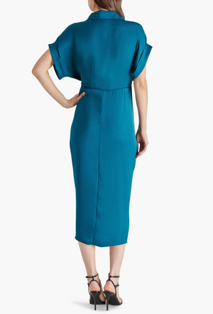 Steve Madden TORI Midnight Teal Dress