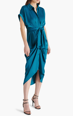 Steve Madden TORI Midnight Teal Dress