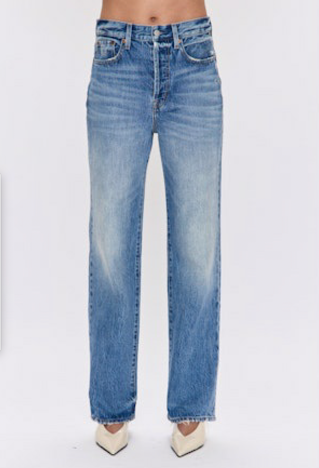 Pistola Cassie Denim Straight Jeans in Serpentine