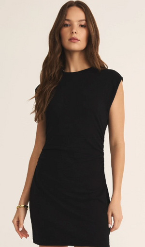 Z Supply CAMINO TEXTURED MINI Black DRESS