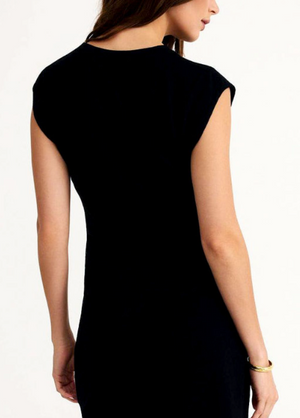 Z Supply CAMINO TEXTURED MINI Black DRESS