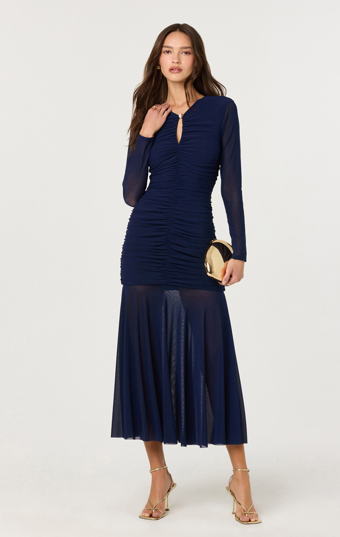 ASTR the Label Yasmine Dress in Navy