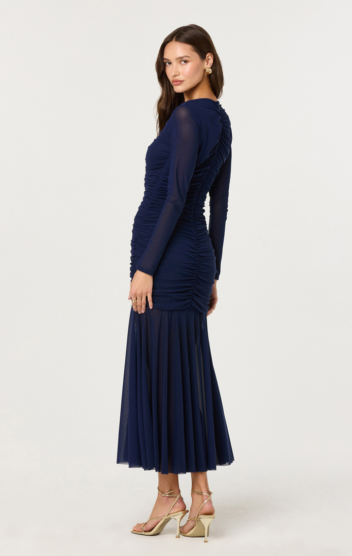ASTR the Label Yasmine Dress in Navy