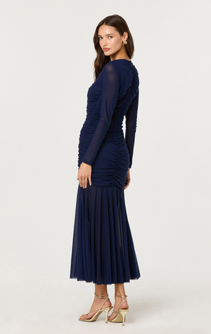 ASTR the Label Yasmine Dress in Navy