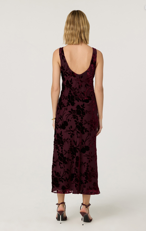 Astr the Label Floris Dress in Wine