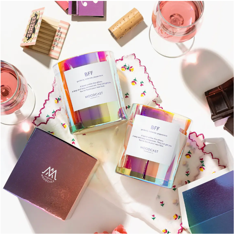 Coconut Wax Candle - Vibes - BFF - 8 oz Glass Jar