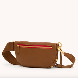 Hammitt Charles Crossbody Medium in Mahogany Pebble
