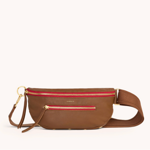 Hammitt Charles Crossbody Medium in Mahogany Pebble