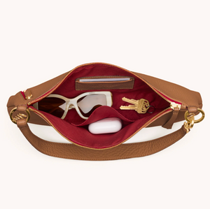 Hammitt Kyle in Mahognay Red Zip