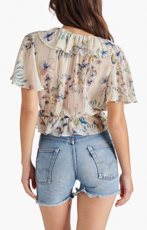 STEVE MADDEN Floral BRIGHTON TOP