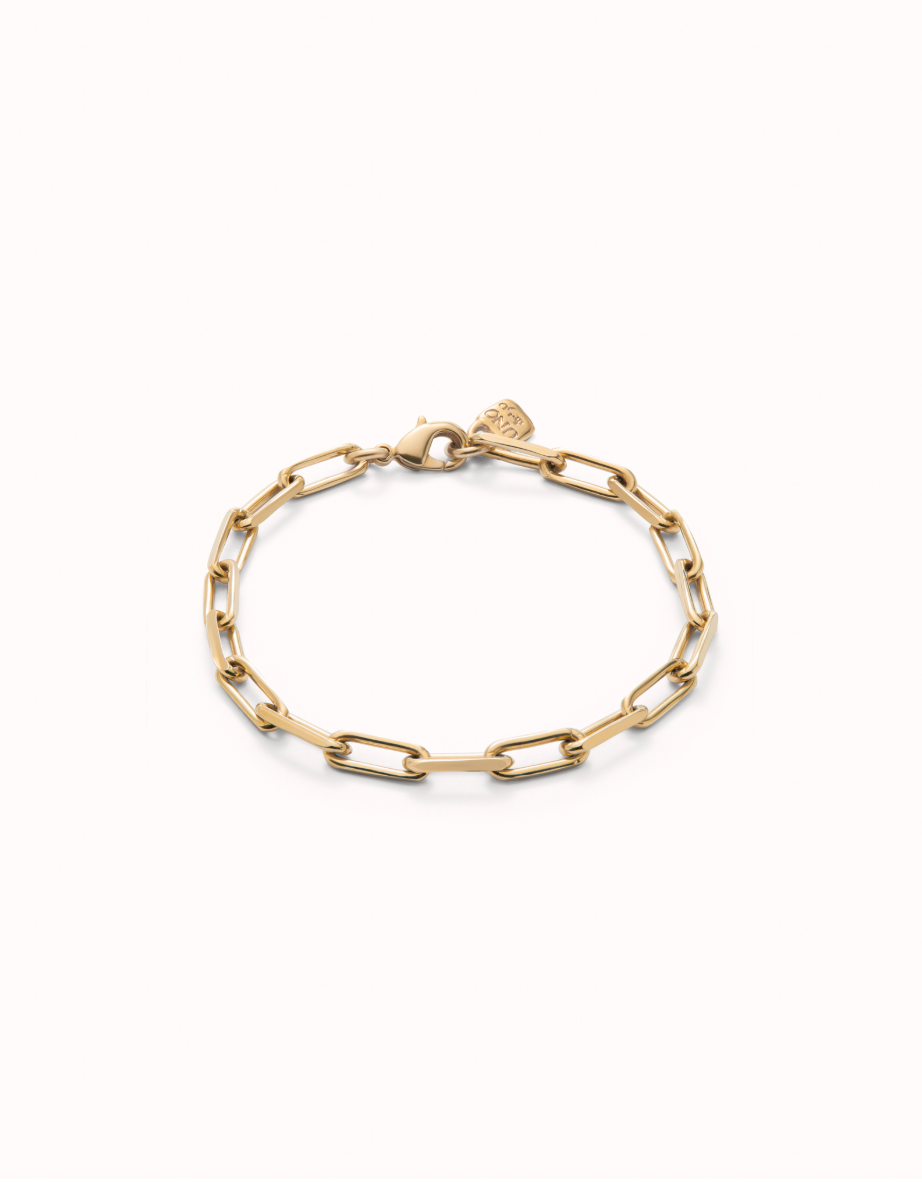 UNODE50 Rectangular Link Chain Bracelet