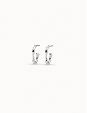UNODE50 Hoop Charm Earrings