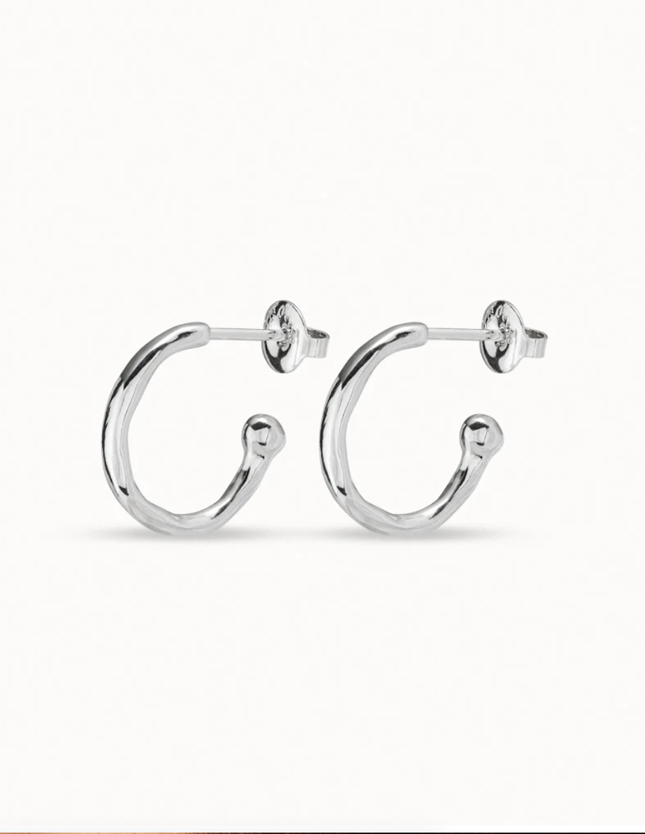 UNODE50 Hoop Charm Earrings