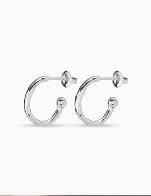 UNODE50 Hoop Charm Earrings