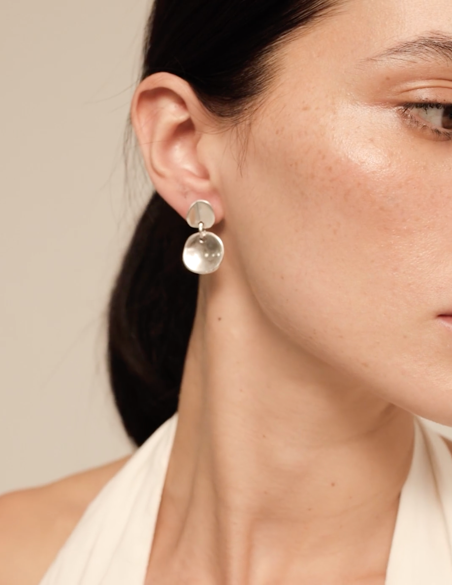 UNODE50 Circle Drop Earrings