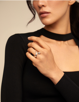 UNODE50 Nail Shape Ring