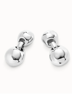 UNODE50 Drop Earrings with Two Beads