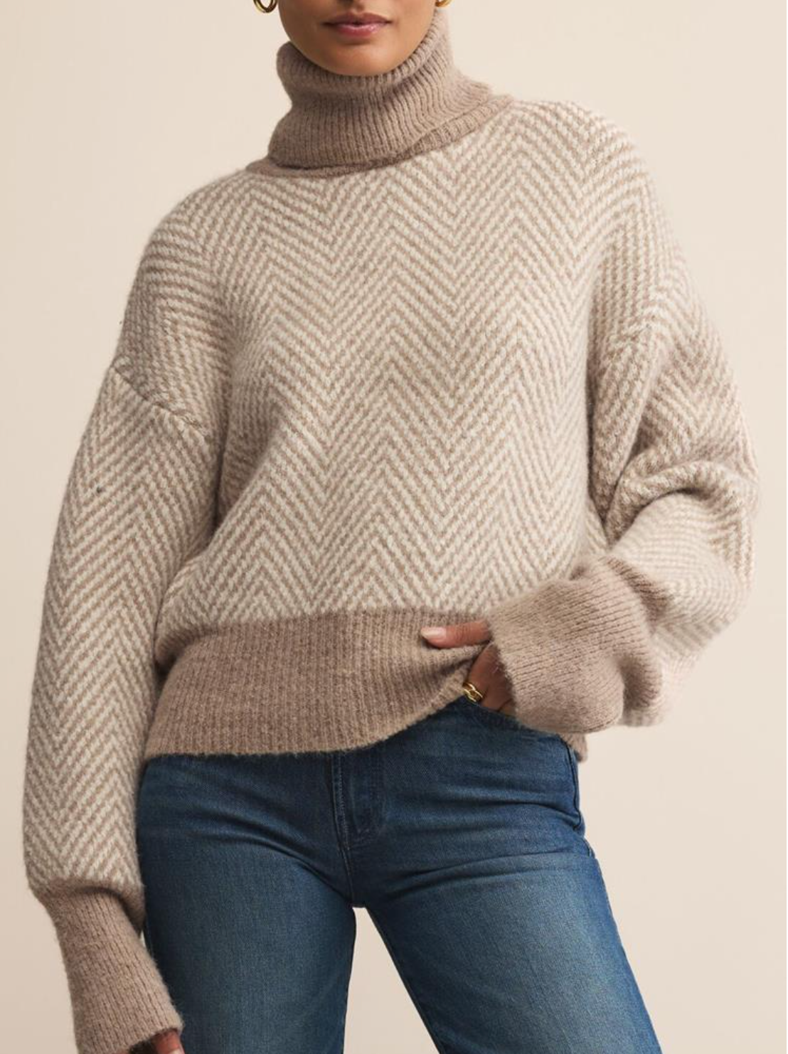Z Supply Balkan Funnel Neck Sweater