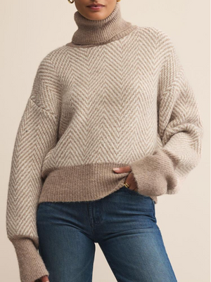 Z Supply Balkan Funnel Neck Sweater