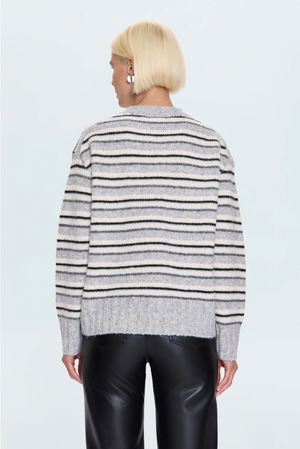 Pistola Hanna Stripped Sweater in Grey