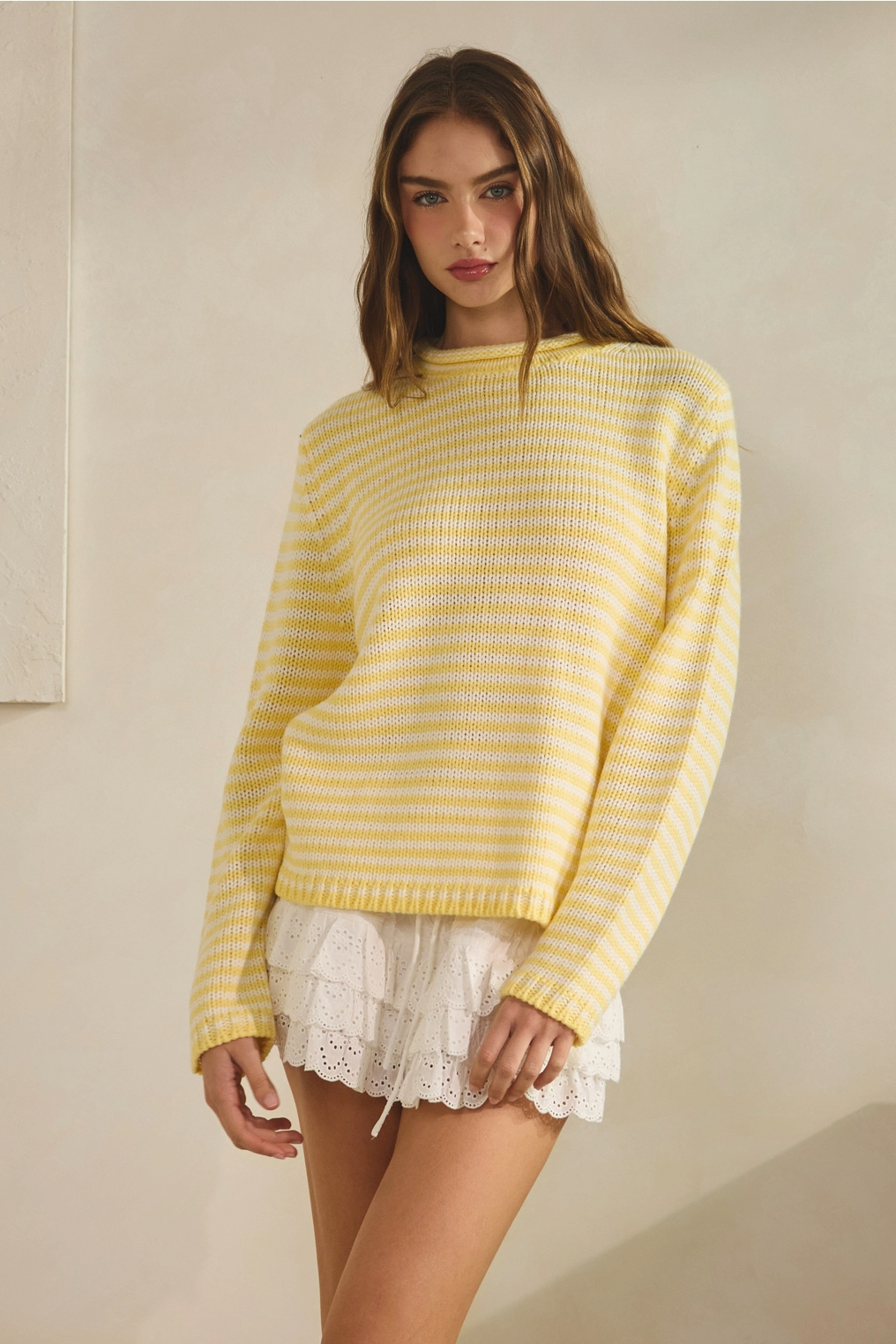 Everyday Cozy Stripe Knit Sweater