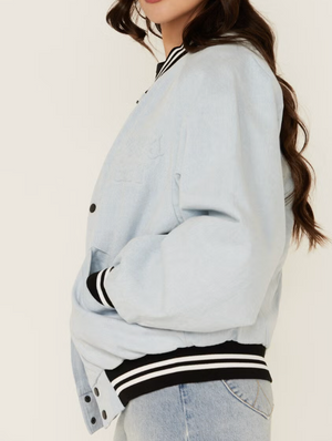 Coors Light Denim Bomber Jacket