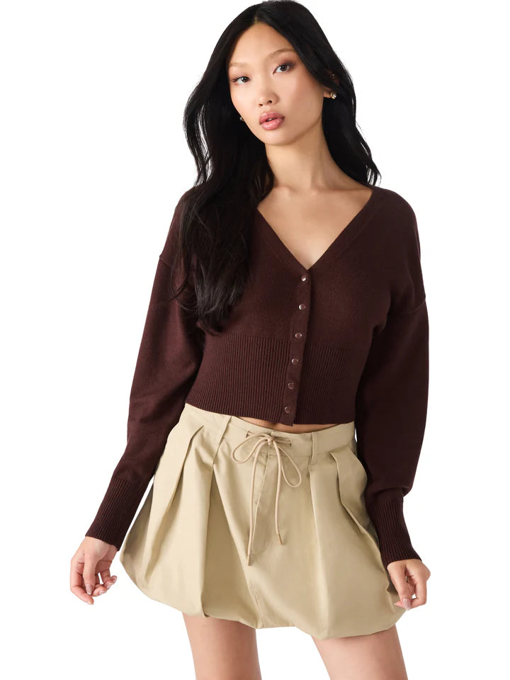 https://pilarboutique.com › products › steve-madden-lauryn-cardigan
Steve Madden Lauryn Chocolate Cardigan